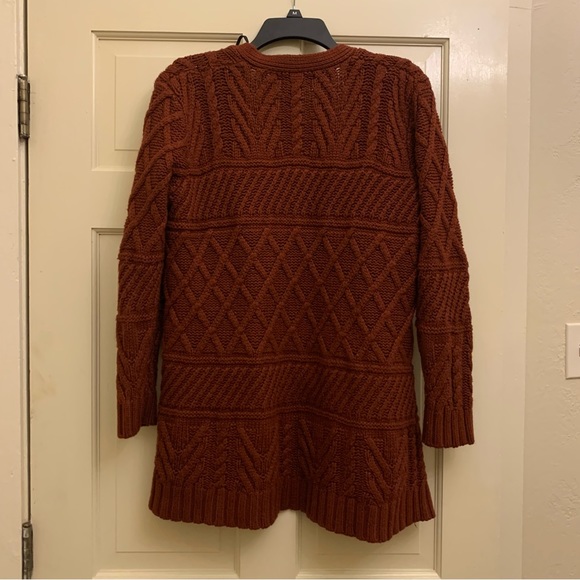 F21 Deep Red Chunky Cardigan!!♥️♥️ - Picture 2 of 7